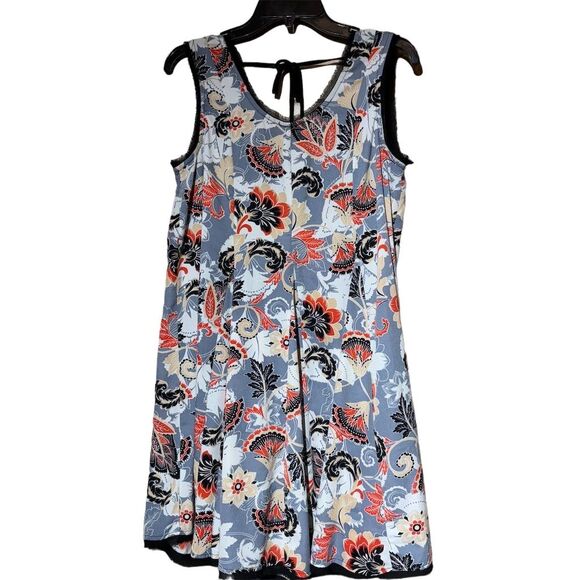 Uncle Frank Dresses & Skirts - Uncle Frank Floral Sleeveless Dress S Multicolor Knee Length Casual Party Chic
